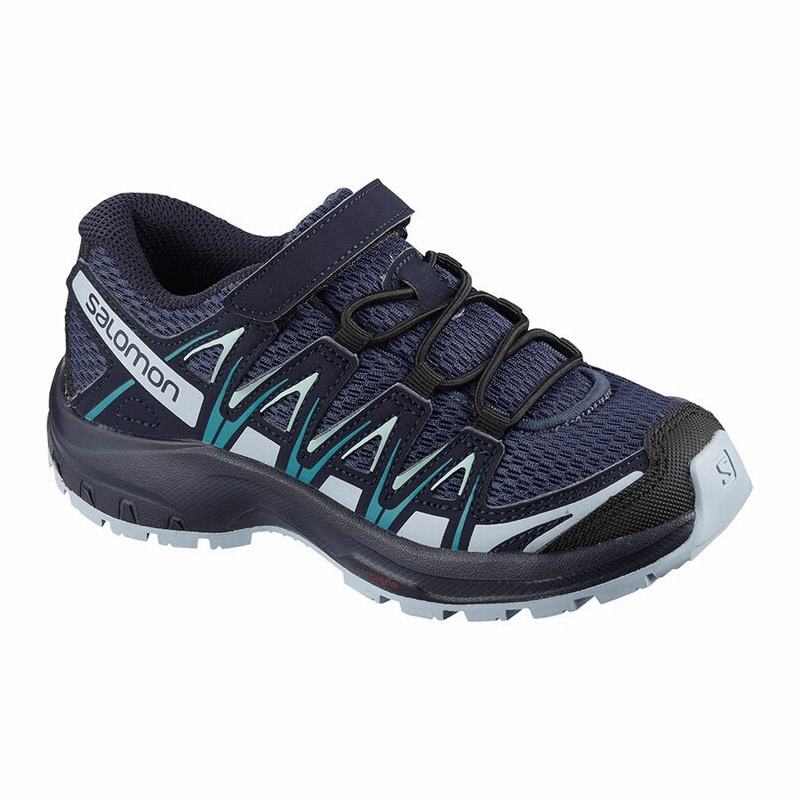 Salomon XA PRO 3D K Zapatillas Trail Running Niños - Azules Indigo / Azules - Colombia (02513-DXWA)